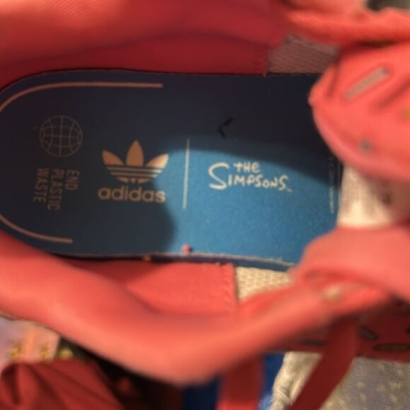 ADIDAS The Simpsons x Stan Smith J 'Donut Sprinkles Shoes Sneakers Kid's size 13 - Picture 9 of 10